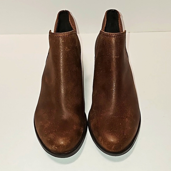 Sorel Lolla II Ankle Bootie Chelsea Boot Leather Cutout Waterproof Brown 6.5 - Picture 2 of 12